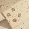 Four-leaf clover gold diamond-encrusted pendant decoration Specification image